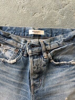 Moussy Light Blue Relaxed Men’s Jeans